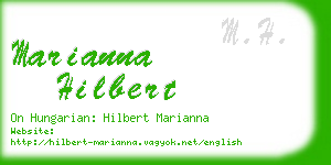 marianna hilbert business card